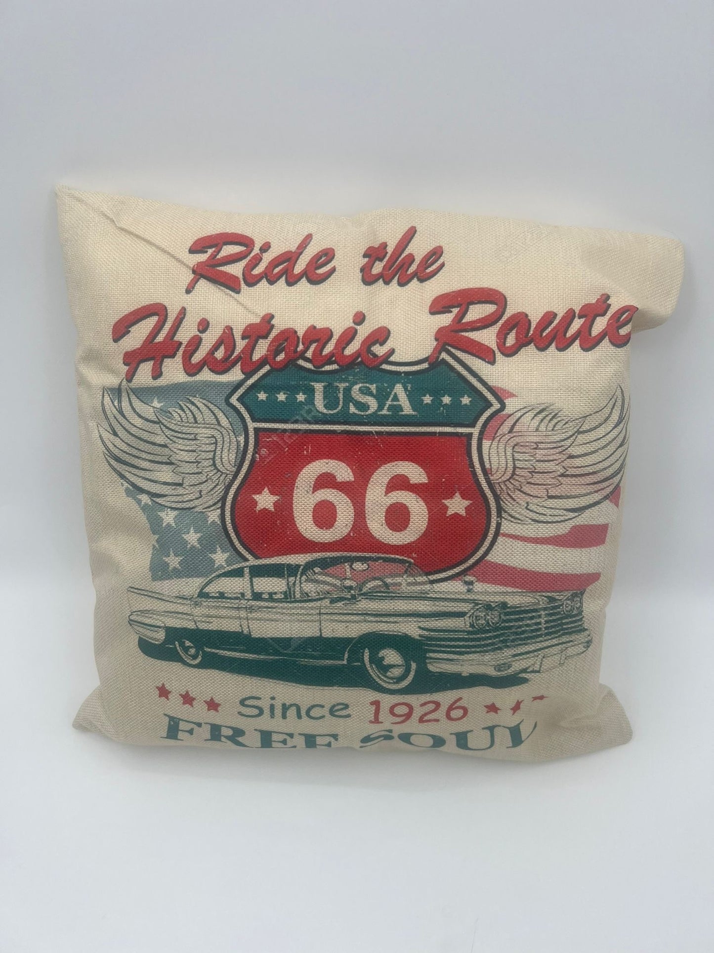 Kissen "Ride the Historic Route 66"