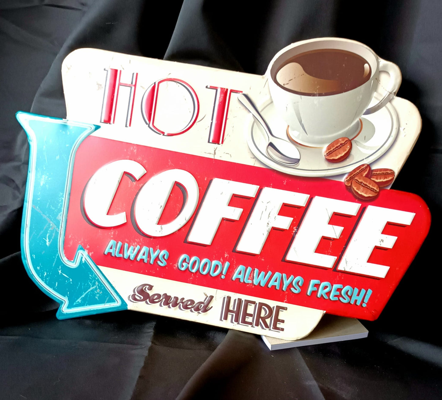 Blechschild "Hot Coffee"