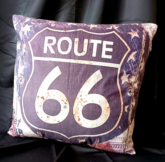 Kissen "Route 66 / 2"