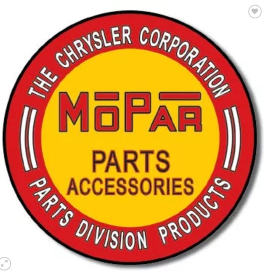 Blechschild "Mopar Parts"