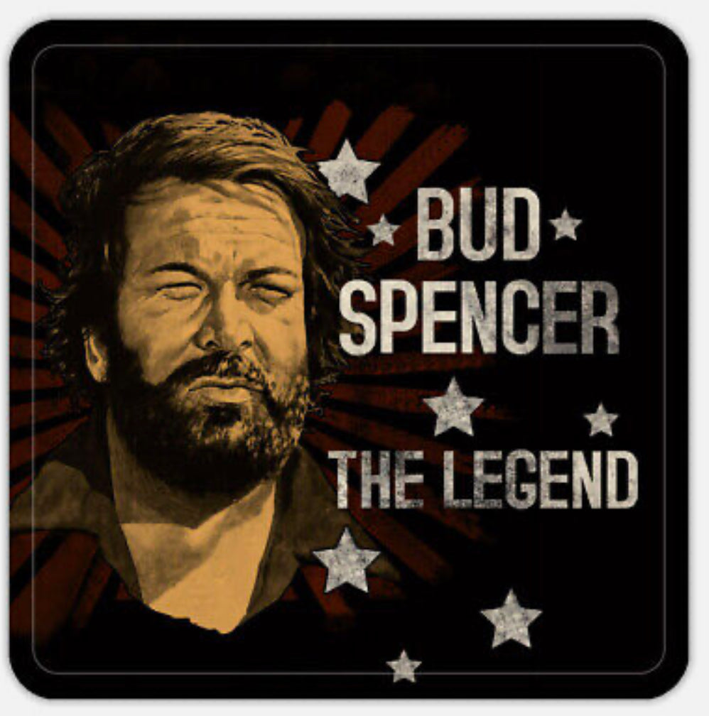 Metalluntersetzer "Bus Spencer - The Legend"