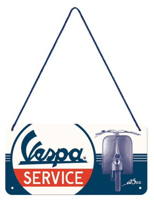 Hängeschild "Vespa Service"