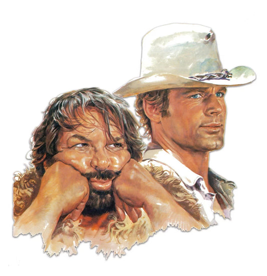 Blechschild "Bud Spencer & Terence Hill Duo"