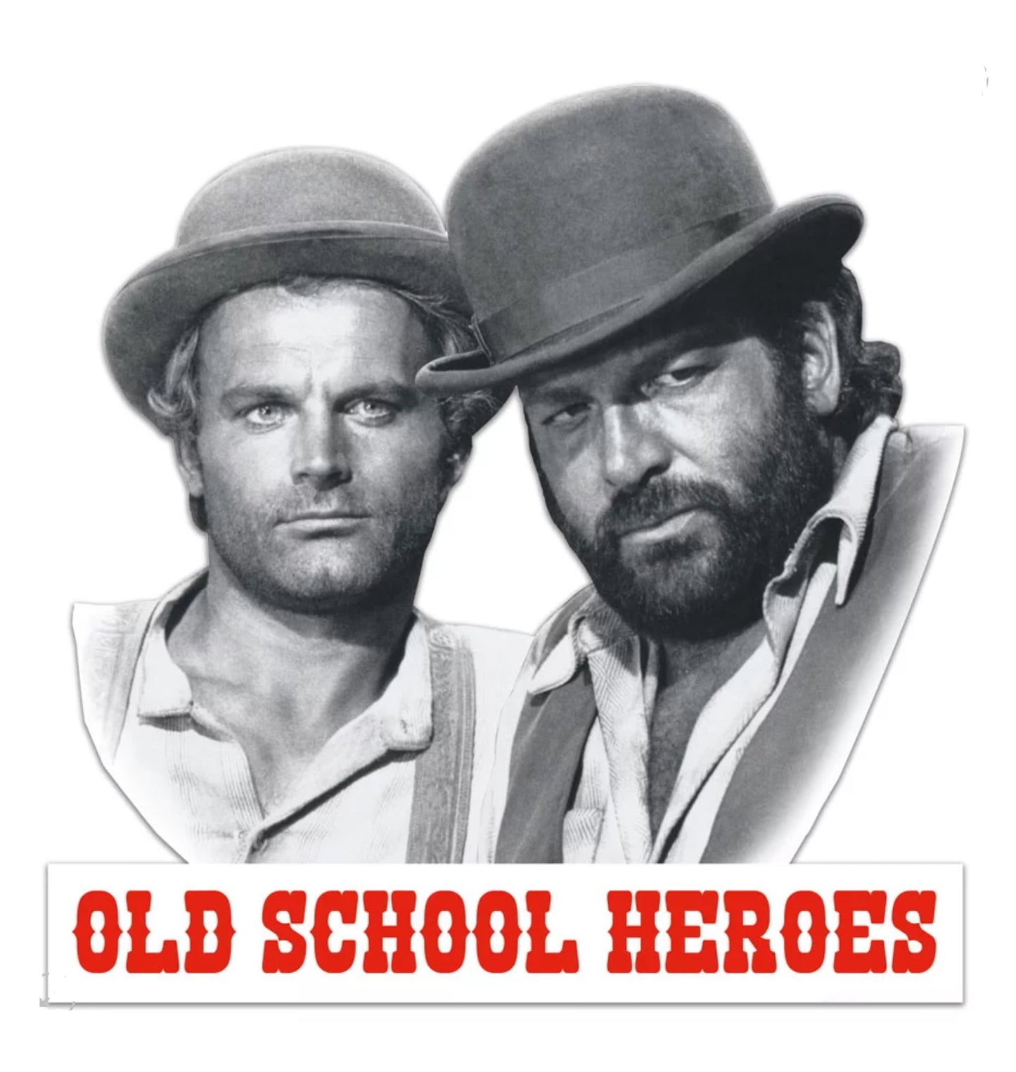 Blechschild "OLD SCHOOL HEROES"