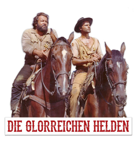 Blechschild " Die glorreichen Helden"