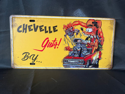 Blechschild "Chevelle Rat Fink"