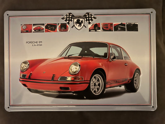 Blechschild "Porsche 911 - 2,3l"