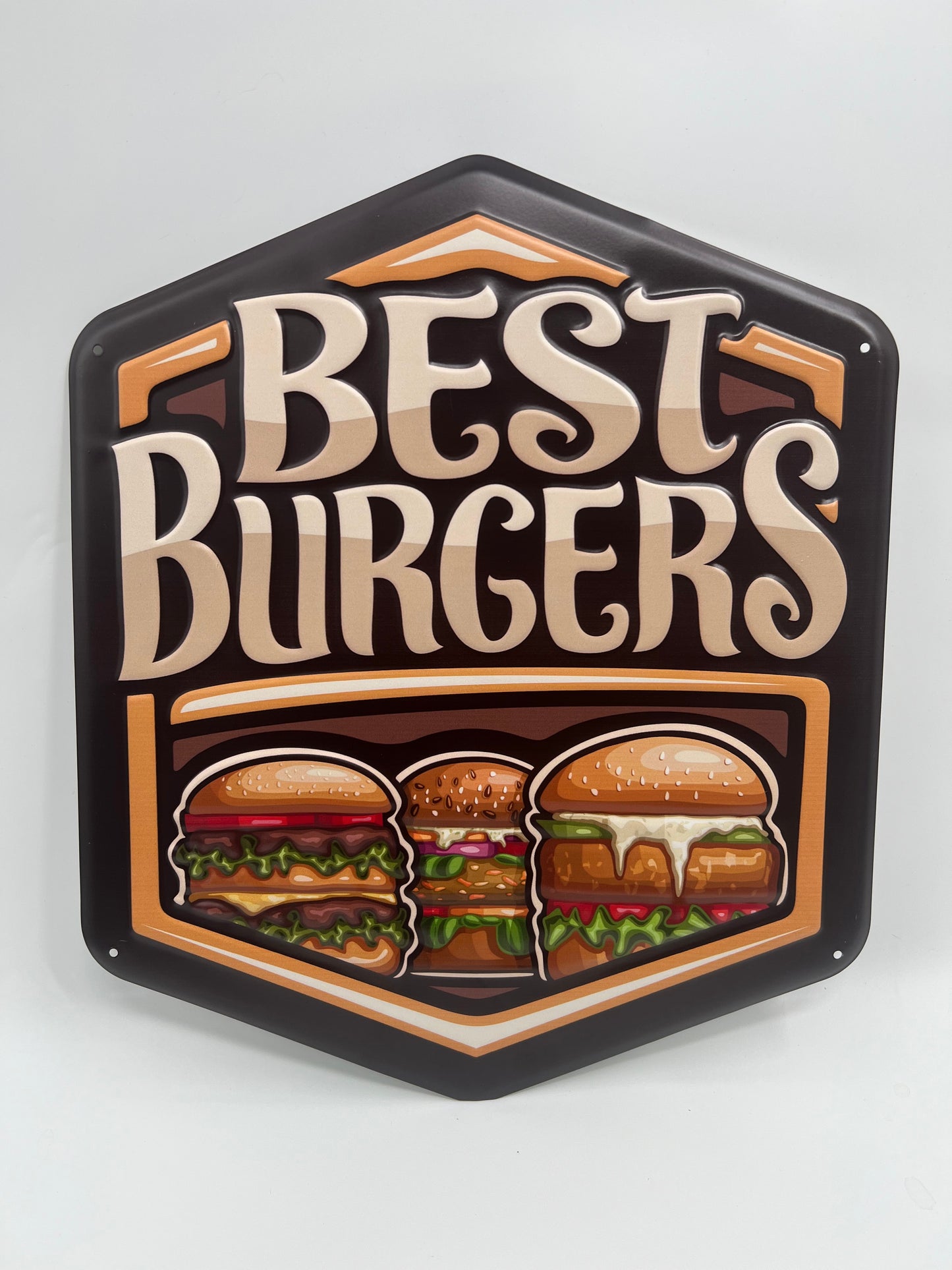 Blechschild "Best Burger"