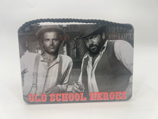 Hängeschild "Old School Heros"