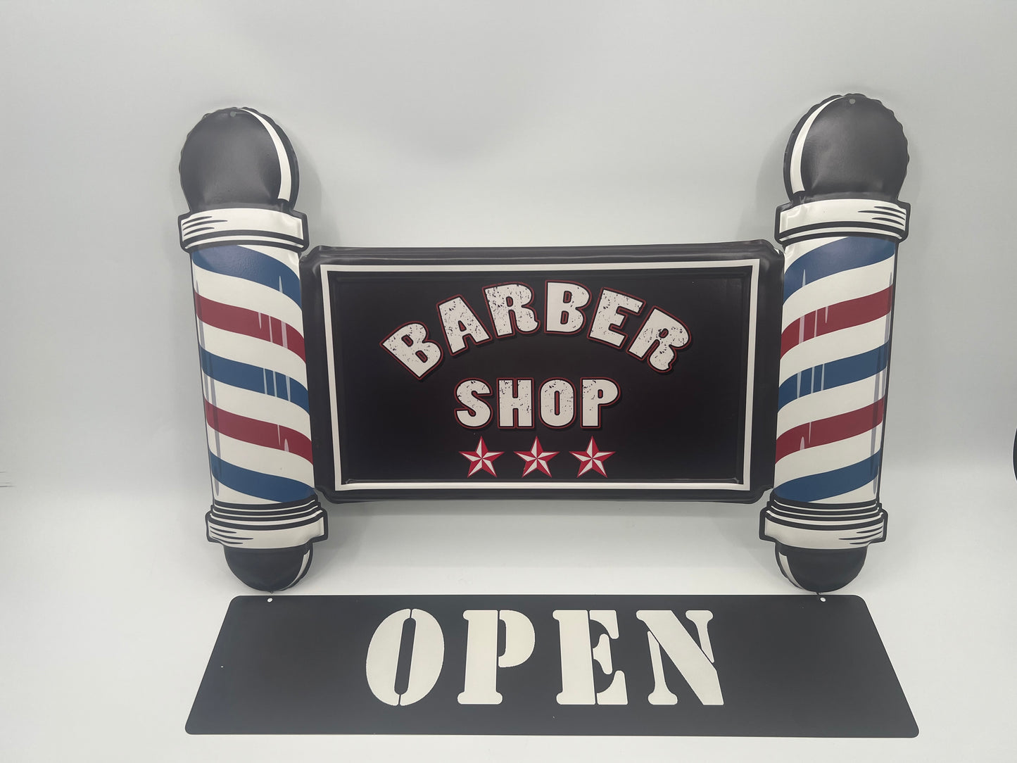 Blechschild "Barber Shop"