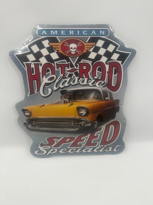 Blechschild " Hot Rod Classic"