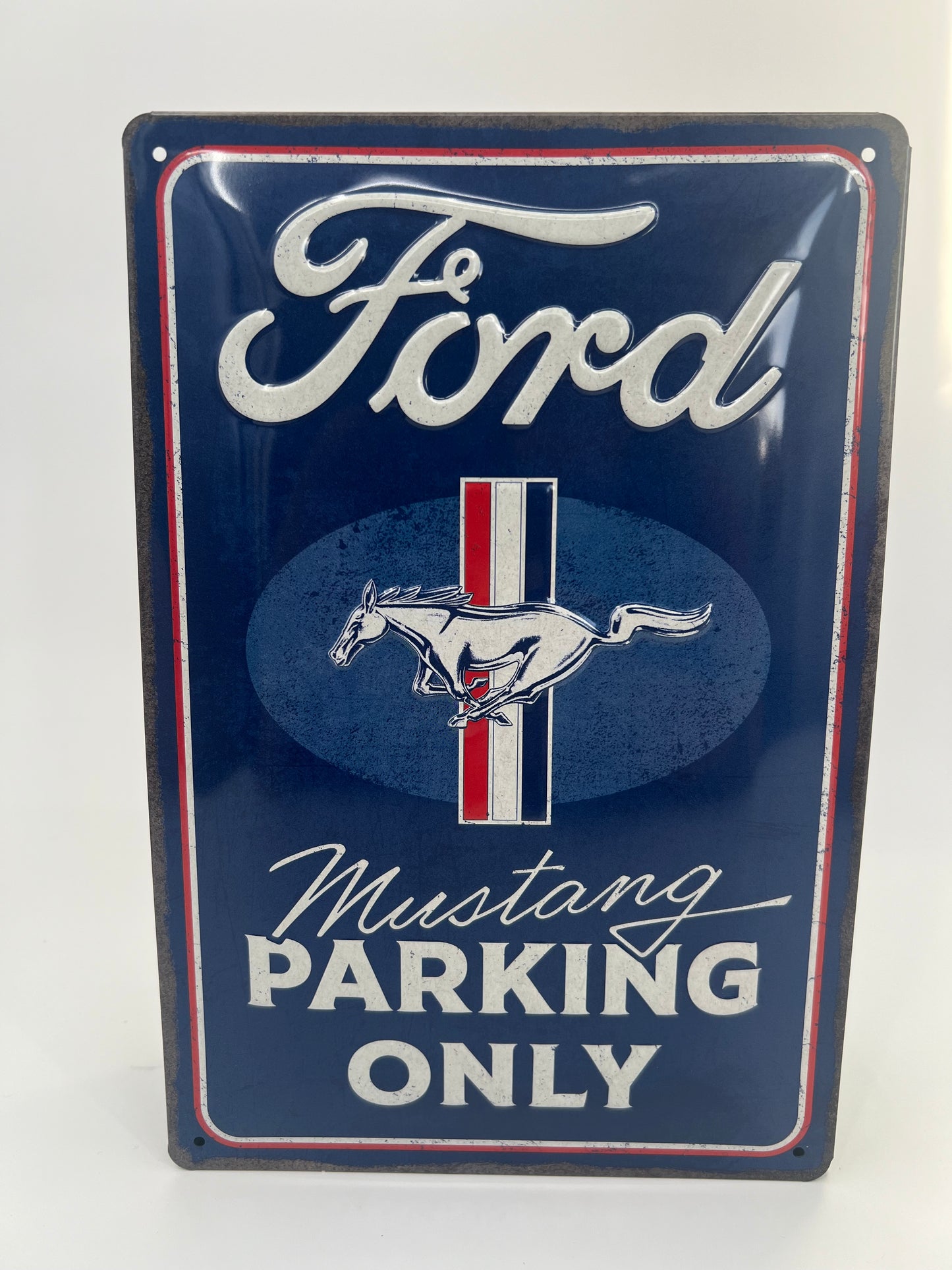 Blechschild "Ford Mustang Parking Only"