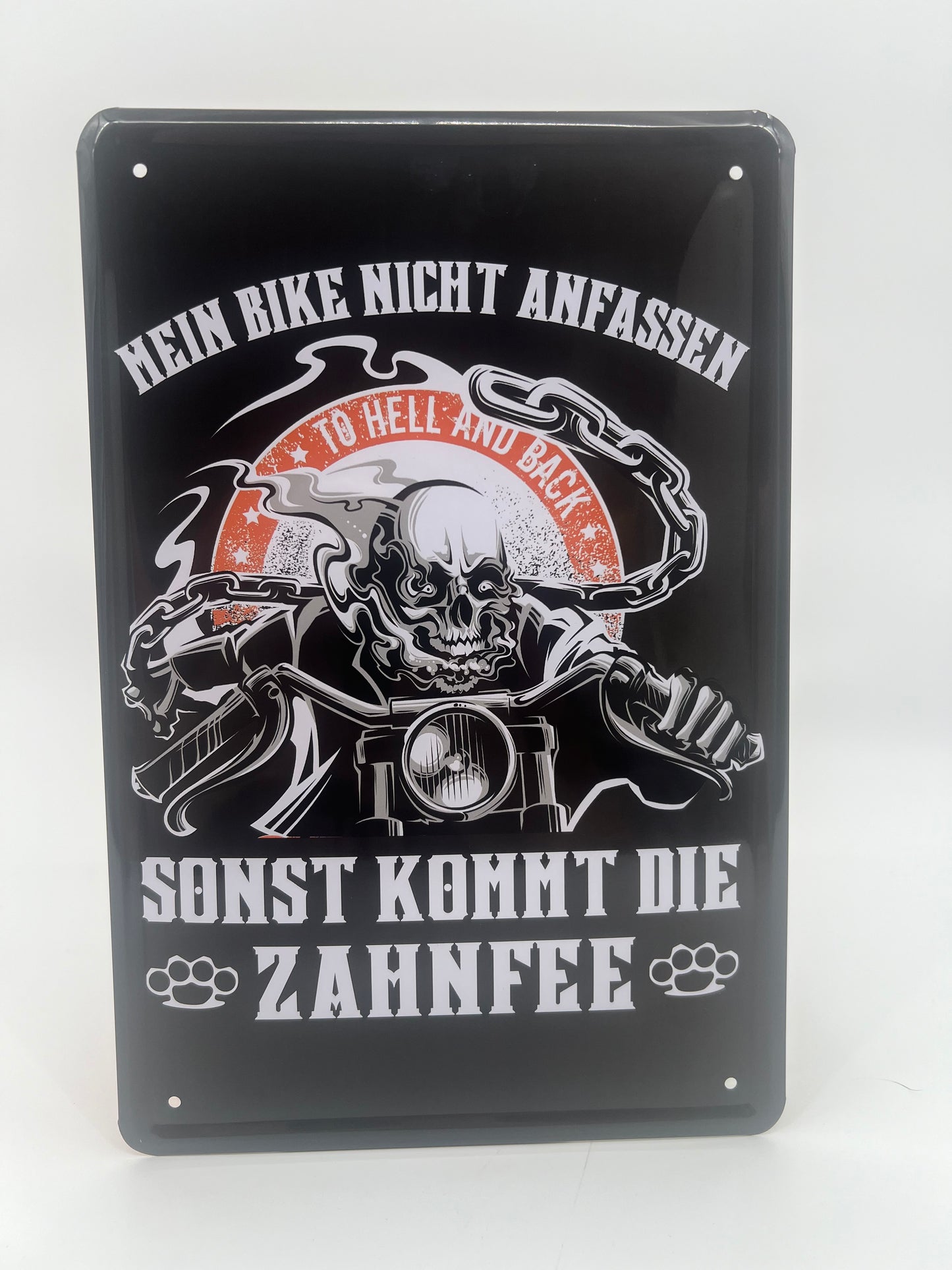 Blechschild "Mein Bike nicht anfassen"