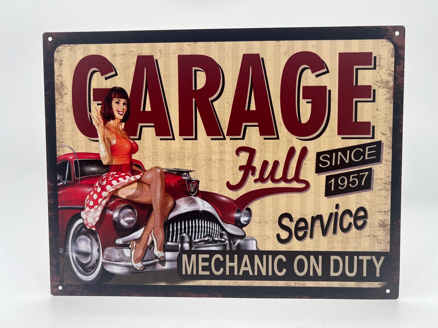 Blechschild "Garage Full Service"