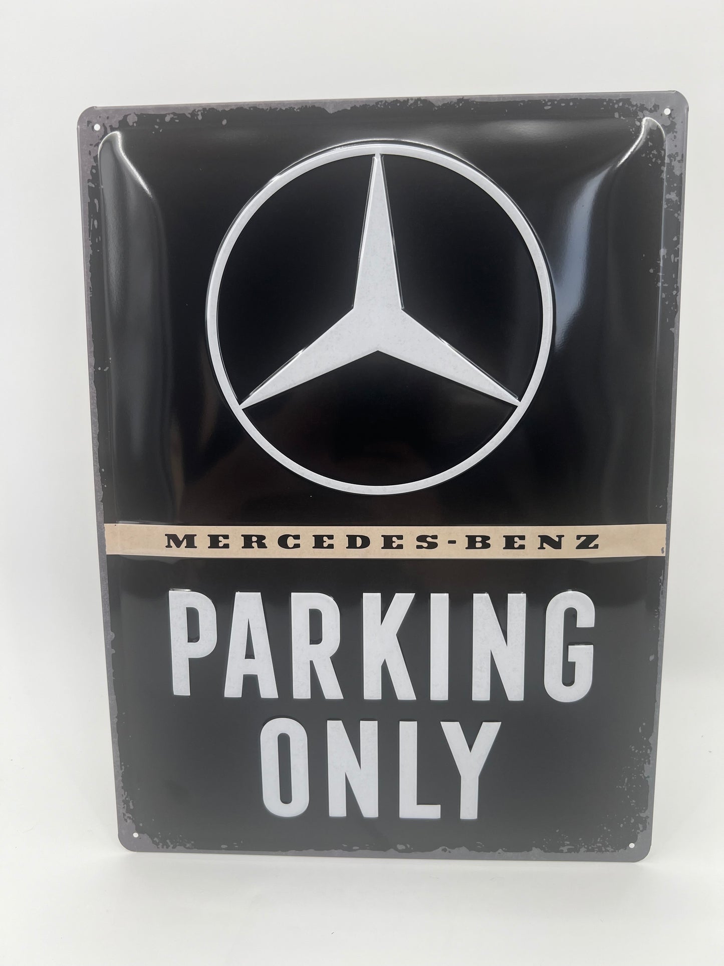 Blechschild "Mercedes Parking Only"