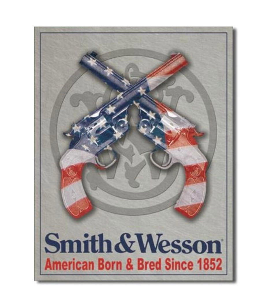 Blechschild " Smith & Wessen"