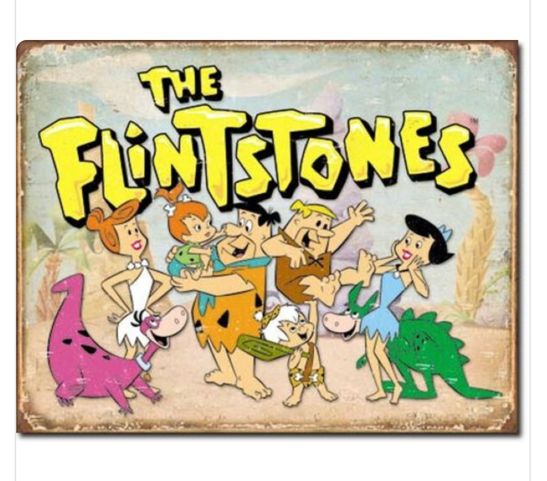 Blechschild "The Flintstones"