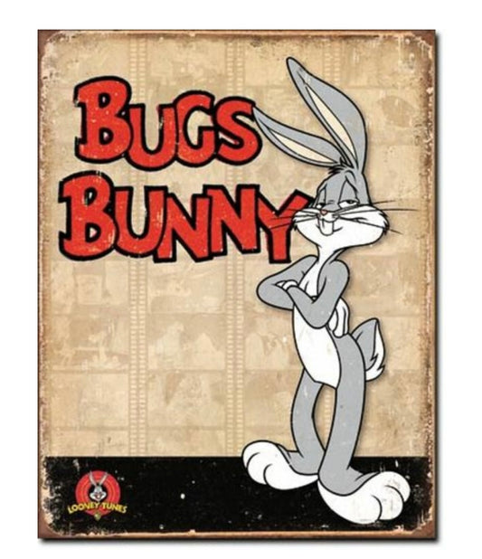 Blechschild " BUGS BUNNY"