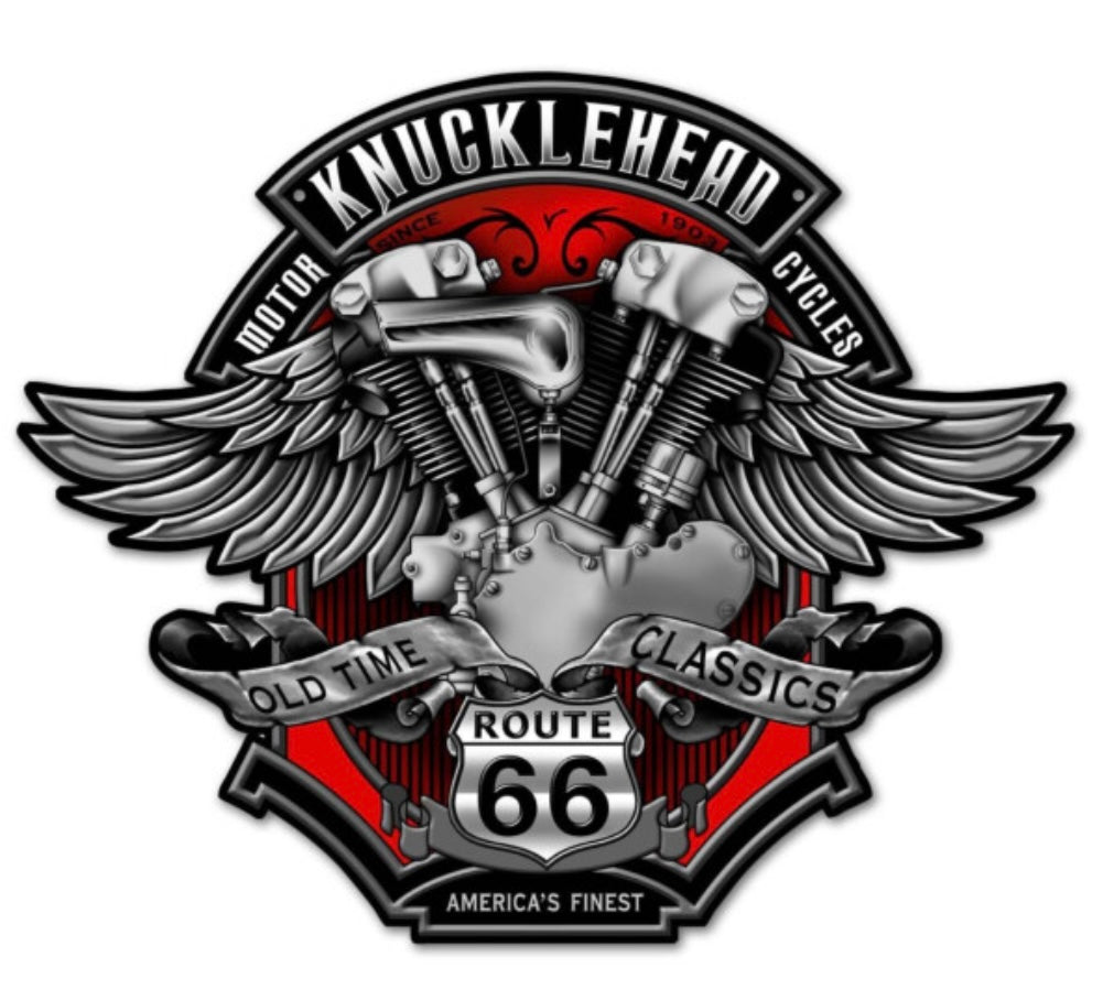 Blechschild "KNUCKLEHEAD"