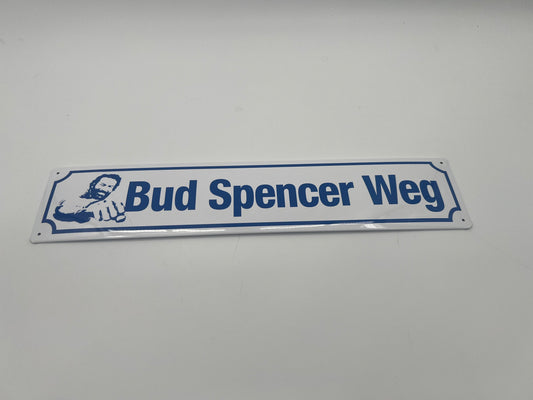 Blechschild "Bud Spencer Weg"