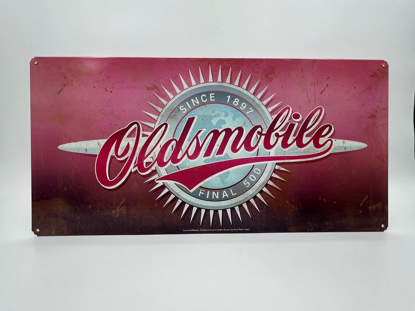 Blechschild "Oldsmobile Final 500"