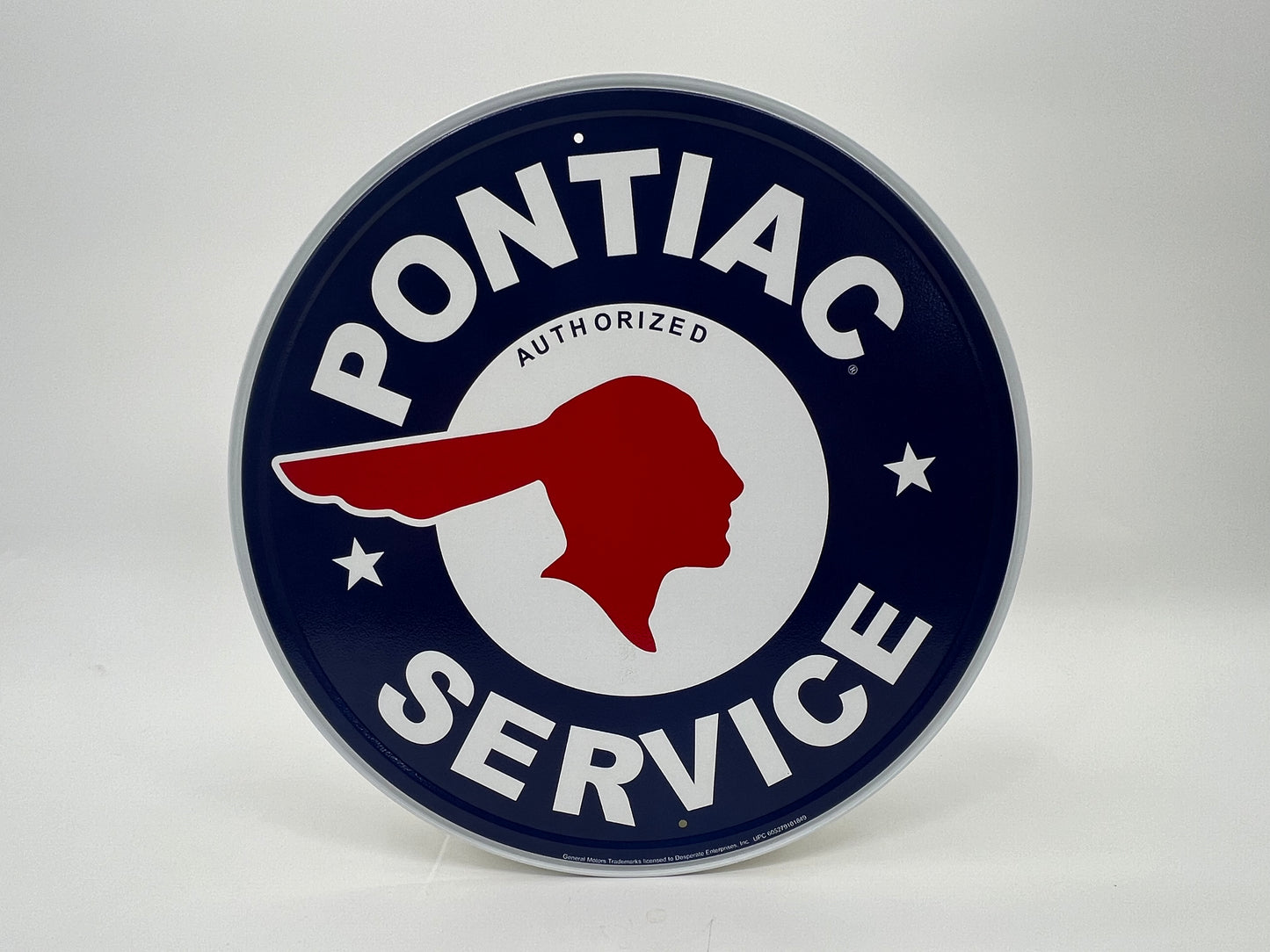 Blechschild "Pontiac Service"