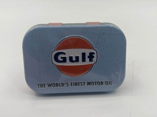 Blechdose "Gulf" gefüllt mit Pfefferminzdragees