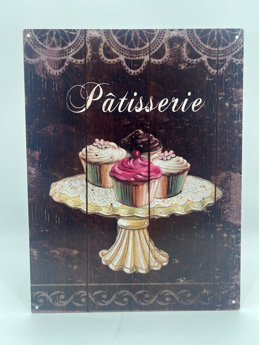 Blechschild "Patisserie"