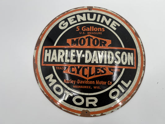 Blechschild "Genuine Harley-Davidson"