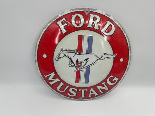 Blechschild "Ford Mustang"