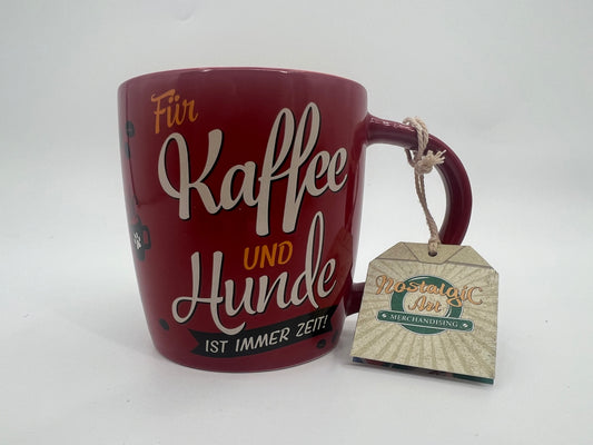 Kaffeetasse "Kaffee und Hund"