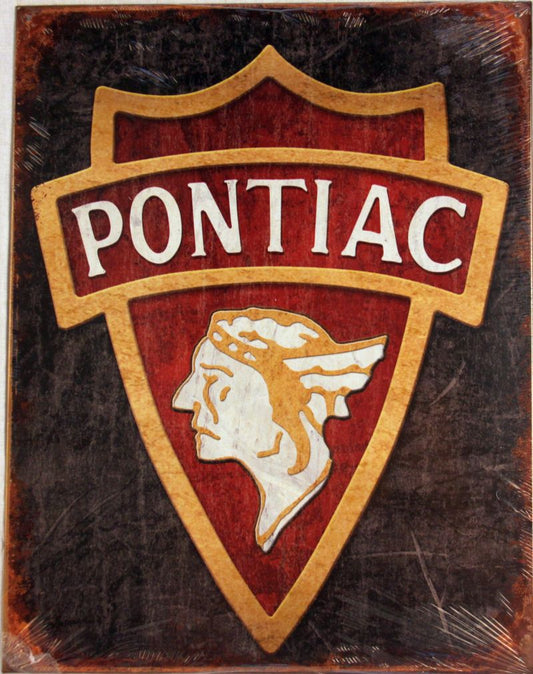 Blechschild "Pontiac Logo"