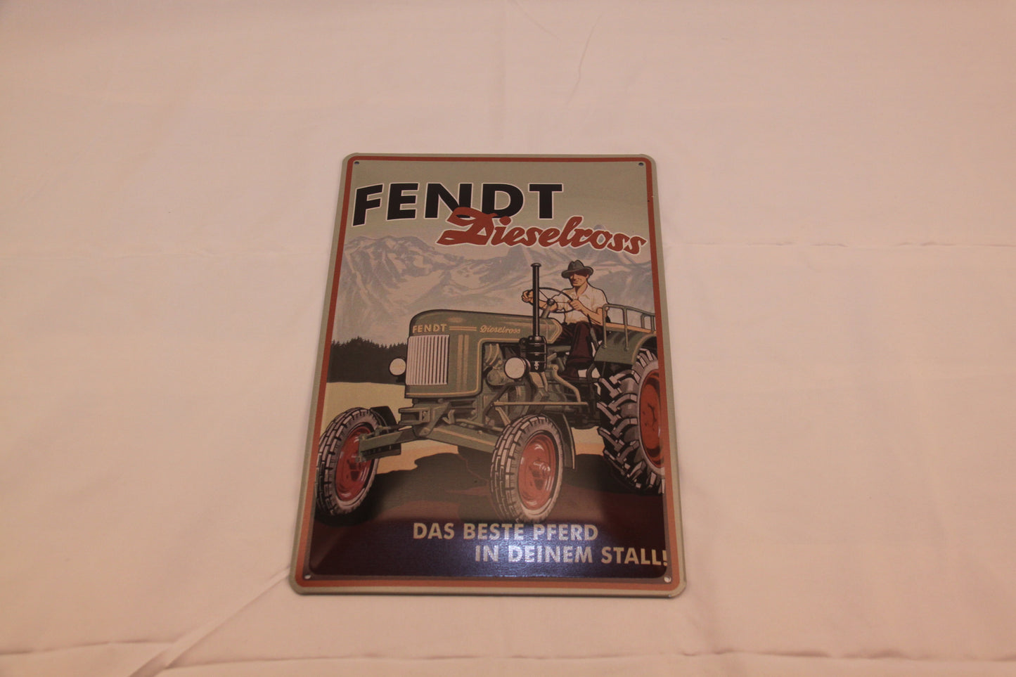 Blechschild "Fendt Dieselross 2"