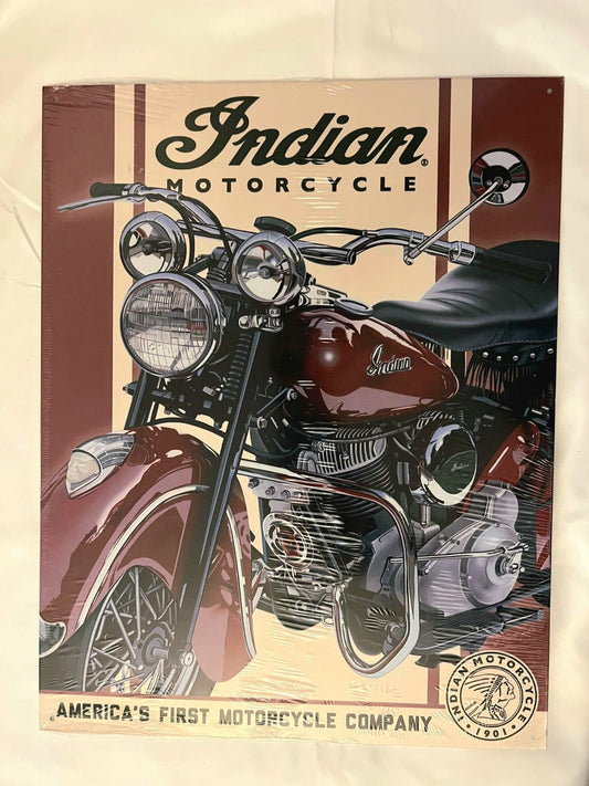 Blechschild "Indian 1948 Chief"