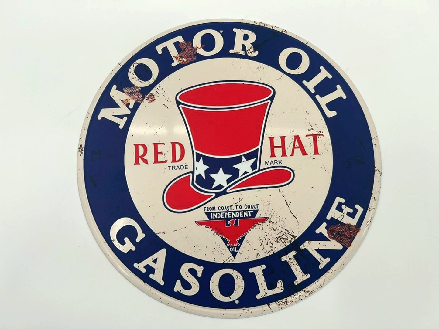 Blechschild "Motor Oil Gasoline"