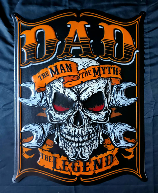 Blechschild "Dad The LEGEND"