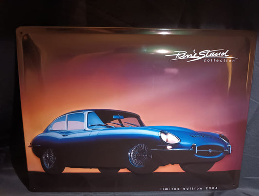 Blechschild "Jaguar E-Type"